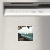 Zeilboten in de haven magneet (Insitu (Vaatwasser))