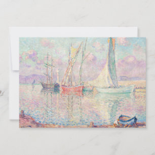 Zeilboten in de haven van Saint-Tropez Henri Leb