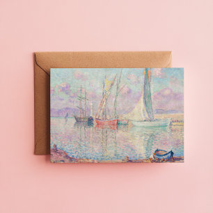 Zeilboten in de haven van Saint-Tropez Henri Leb Kaart