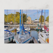 Zeilboten in de haven van Vannes in Frankrijk Briefkaart (Voorkant)
