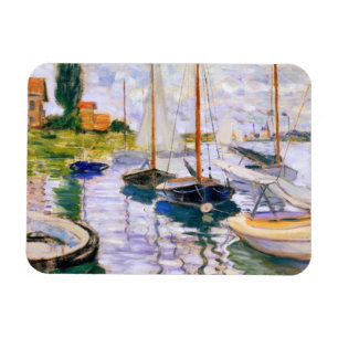 Zeilboten in de Seine bij Petit Claude Monet Magneet