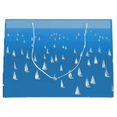 Zeilboten in diep blauw Zee - Regatta Sailships Groot Cadeauzakje (Voorkant)