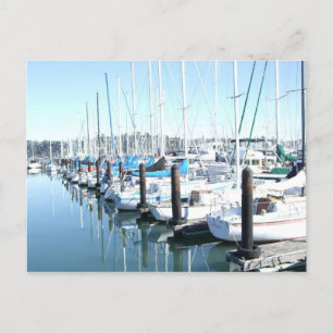 Zeilboten in Harbour Briefkaart