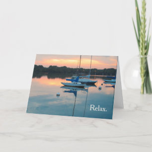 Zeilboten in Harbour Pensioen Gefeliciteerd Kaart