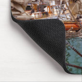 Zeilboten in het westen muismat (Hoek)