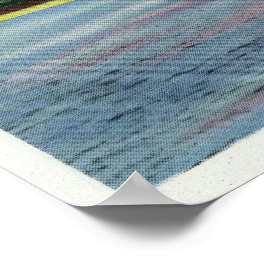 Zeilboten in Lewis Bay, Engelstalig Uitzicht Poster (Hoek)