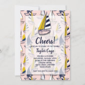 Zeilboten Nautical Birthday Invitations (Voorkant)