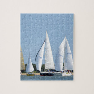 Zeilboten op 4 juli legpuzzel