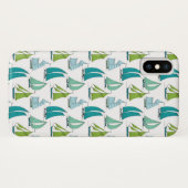 Zeilboten op het waterpatroon Case-Mate iPhone case (Achterkant (horizontaal))