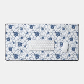 Zeilboten op het Zee Bureaumat (Keyboard & Muis)