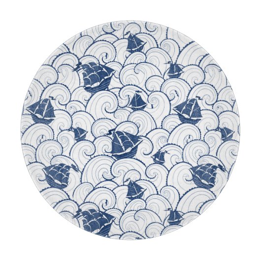 Zeilboten op het Zee Snijplank (Voorkant)