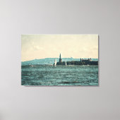 ZEILBOTEN OP NEW YORK BAY Canvas Art (Voorkant)