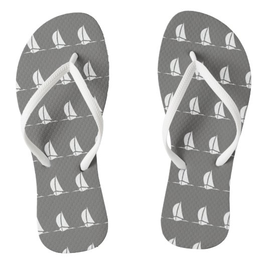 Zeilboten Teenslippers (Voetbed)