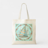 Zeilboten tote bag (Achterkant)