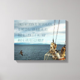 Zeilen aan de kust Zee Fever Print