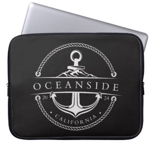 Zeilen Anker Oceanside Californië 2024 Laptop Sleeve