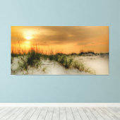 Zeilen bij zonsopgang canvas afdruk (Insitu (Houten vloer))
