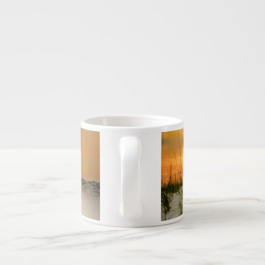 Zeilen bij zonsopgang espresso kop (Achterkant)