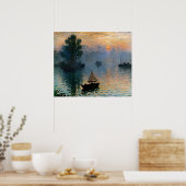 Zeilen bij zonsopgang poster (Keuken)