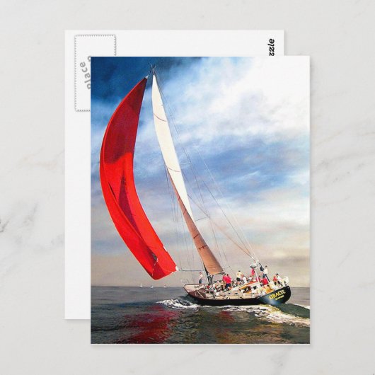 Zeilen Briefkaart (Voorkant / Achterkant)