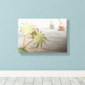 zeilen canvas afdruk (Insitu (Houten vloer))