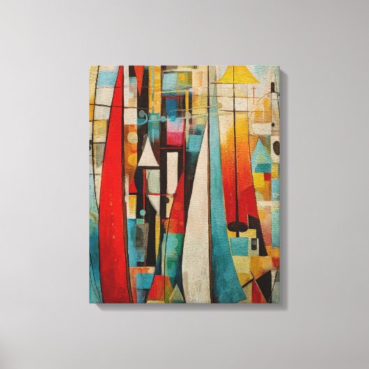 Zeilen Canvas Afdruk (Voorkant)