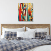 Zeilen Canvas Afdruk (Insitu (Slaapkamer))