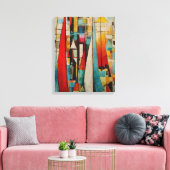 Zeilen Canvas Afdruk (Insitu (Woonkamer))