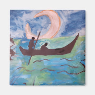Zeilen door Moonlight Magnet Magneet