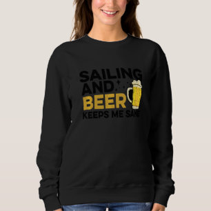 Zeilen En Bier Houdt Me Sane Kapitein Zeil Licenti Trui