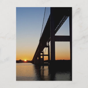 Zeilen en vertrek uit Newport Rhode Island Briefkaart