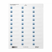 Zeilen Etiket (Full Sheet)
