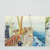 Zeilen in de Middellandse Zee Kaart (Staand voorkant)