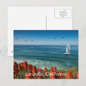 Zeilen in La Jolla Briefkaart (Voorkant / Achterkant)