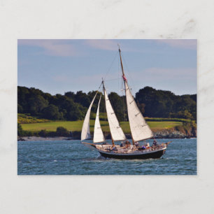 Zeilen in Newport, Rhode Island, VS Briefkaart