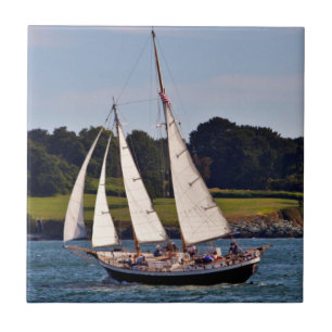 Zeilen in Newport, Rhode Island, VS Tegeltje