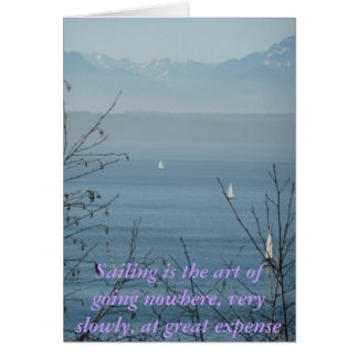 Zeilen is de kunst om nergens naartoe te gaan