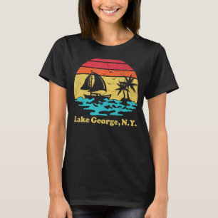 Zeilen Lake George New York  varen T-shirt