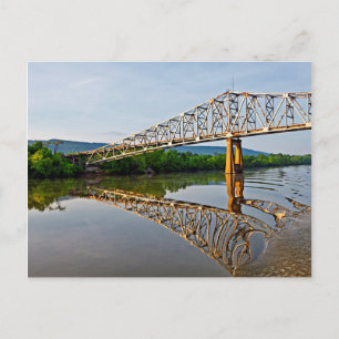 Zeilen onder een brug over de rivier de Tennessee Briefkaart