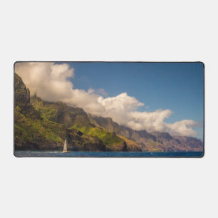 Zeilen op de Kustlijn Desk Mat