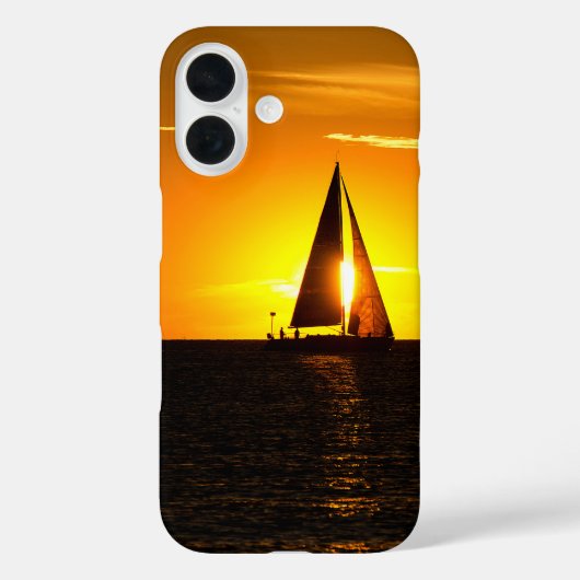 Zeilen op zonsondergang Case-Mate iPhone case (Achterkant)