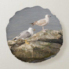 Zeilen rond de Rock Round Pillow Rond Kussen