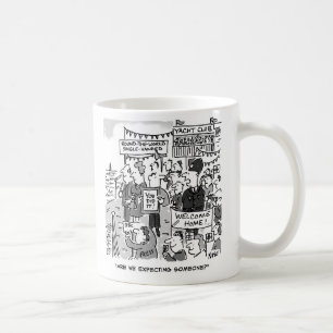 Zeilen Rond de Wereld - Jachtzeiler Koffiemok
