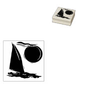 Zeilen Rubberstempel (Gestempeld)