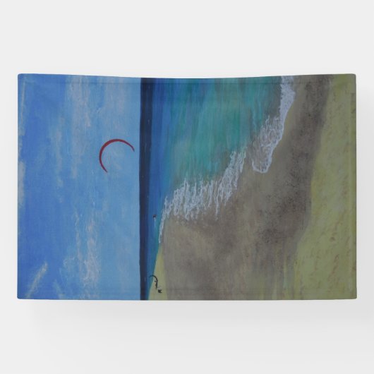 Zeilen surfen spandoek (Horizontaal)