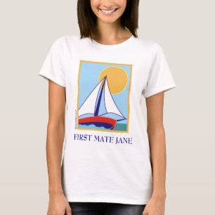 Zeilen. T-shirt