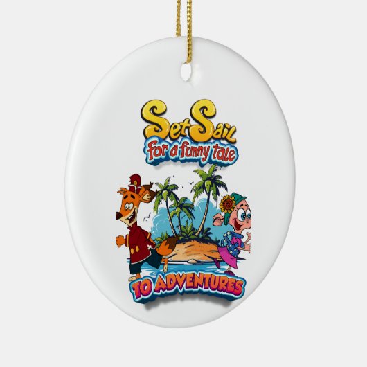 Zeilen voor een Funny Tale eiland Ornamenten (Rechts)