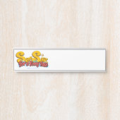 Zeilen voor een Funny Tale Name Bord Deurbordje (Voorkant)