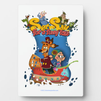 Zeilen voor een Funny Tale Plaques & Signs Fotoplaat