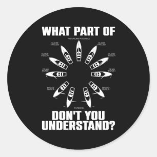 Zeilen voor zeilboot ronde sticker